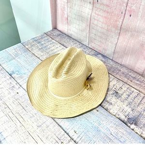 Western straw premium cowboy hat w prairie/country/equestrian/cottage core vibe